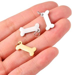 Thép không gỉ mini kích thước Vòng đeo tay Vòng cổ làm thẻ dễ thương nhảy vòng treo trên tối thiểu xương <span class=keywords><strong>Dog</strong></span> <span class=keywords><strong>Tag</strong></span> - Product Image 4