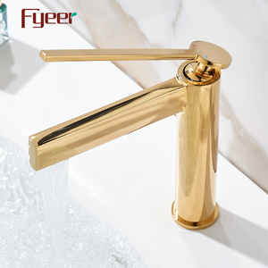 Lavabo de luxe Fyeer en laiton massif doré FYH8003 - Product Image 4