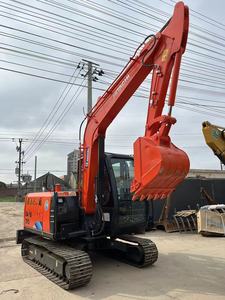 Excavadora de cadenas Hitachi ZX70 usada original, excavadora hidráulica pequeña de 7 toneladas para construcción - Product Image 3