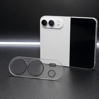 Nouvelle protection d'objectif d'appareil photo pour iPhone 18 Fold en verre trempé 9H transparent imprimé soie