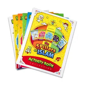 Introduction Small Design Printing Promotional 5 Pillars Activity Booklet Collection 5 Activity Booklets for Kids Custom
