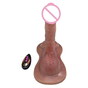 シリコン製電動ディルド 女性用オナニーリアルなソフトバイブレーション伸縮式加熱IPX7防水静音大人のおもちゃ - Product Image 2