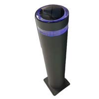 Lampadaires solaires LED en aluminium multicolores, certifiés IP65, certifiés CE, Ra70, 10 000 heures de fonctionnement, 30 cm/79 cm, 4100 K, pour jardin