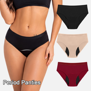 Braguitas Menstruales de Algodón Transpirable de Talla Grande, con Refuerzo de 4 Capas a Prueba de Fugas, para Flujo Abundante, para Mujeres y Chicas de Talla Grande, Venta al Por Mayor de Fábrica - Product Image 1