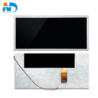 Panel Layar LCD TFT IPS 10 Inci 1560*700 LVDS 35PIN untuk Iklan, Layar Sentuh Kapasitif, Lampu Latar LED Putih, Kecerahan 350