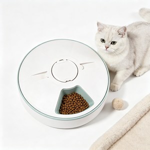 New Upgrade Smart Pet Feeder Long Standby Battery Custom Feeding Schedule Indoor Pet Food <b>Dispenser</b> - Product Image 1