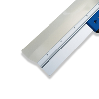 Lame d'écumage en acier inoxydable de qualité industrielle de 18 pouces, couteau à mastic, grattoir pour cloisons sèches, outil de soudage pour spatule murale