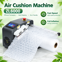 Machine de fabrication de sacs à coussin d'air avancée 30m/min, machine à bulles de protection pour verre de boisson, protège la réputation des produits
