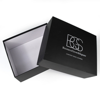 Boîte cadeau rigide avec logo personnalisé, couvercle et base rose clair, boîte en carton rigide, emballage de luxe pour vêtements et cosmétiques, boîte en papier
