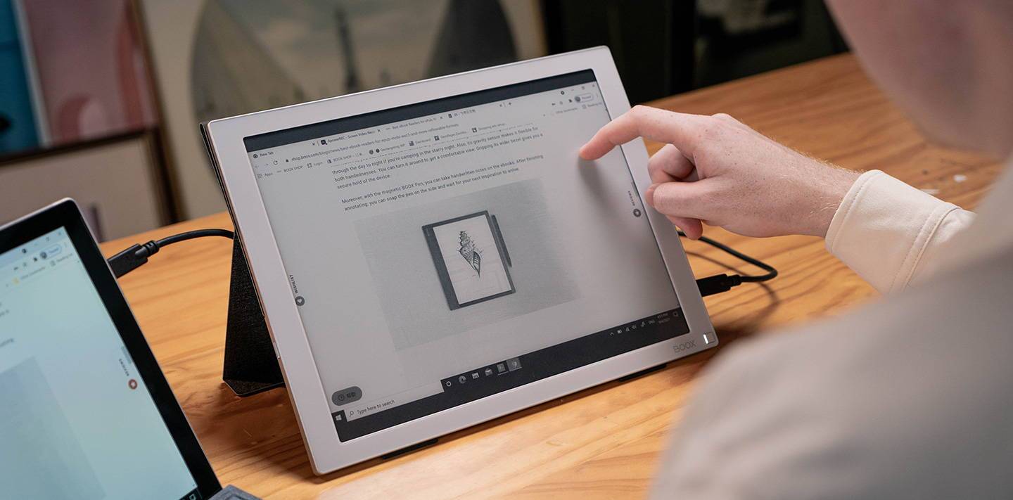 13.3-Inch BOOX Eink Monitor Mira - E-INK Display, 1600*1200