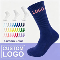 Chaussettes de sport personnalisées pour équipe de basketball avec logo, côtelées, soutien de la voûte plantaire, couleur personnalisée
