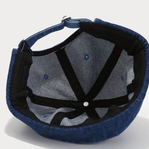 Literary Retro Wash Denim Docker <b>Hat</b> Solid Color Brimless Baseball Cap Fashion Hip Hop <b>Hats</b> - Product Image 3