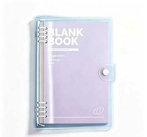 Carnet à spirales pastel avec couverture à bouton-pression pour papeterie étudiante personnalisée et commandes en gros - Product Image 1