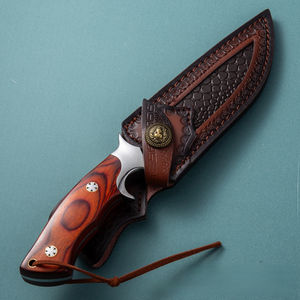 Coltelli a Lama Fissa <span class=keywords><strong>da</strong></span> Caccia nella Giungla, <span class=keywords><strong>Bushcraft</strong></span> e Campeggio, con Lama in M390 e Manico in Legno, Supporto Personalizzato e Vendita all'Ingrosso - Product Image 5