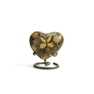 Urnes funéraires métalliques de style américain en forme de cœur, de haute qualité, les plus vendues, pour cendres humaines – Élégance Métallique - Product Image 6