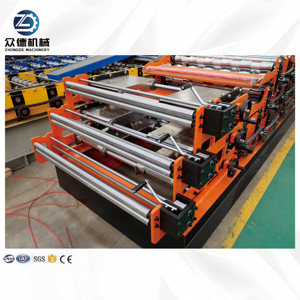 Machine de formage de rouleaux de toiture à trois couches professionnelle, <span class=keywords><strong>prix</strong></span> d'usine, machine automatique de fabrication de tuiles de toiture trapézoïdales - Product Image 2