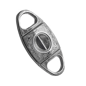 Cortador de Cigarros JOFI de Acero Inoxidable con Cuchilla en Forma de V, Portátil, de Aleación de Zinc, Forma Personalizada para Accesorios de Fumadores - Product Image 1