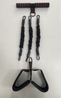 Bandas de Resistencia Portátiles Multifuncionales Aofit de Alta Resistencia con 3 Tubos Ajustables para Ejercicio y Entrenamiento Físico