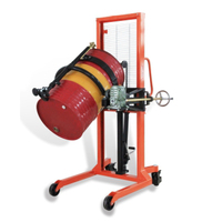 Chariot à tambour manuel pour le levage, le transport, l'empilage et le pesage de fûts en acier de 55 gallons / en plastique de 200 L DA450