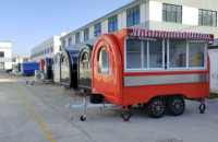 Kiosque alimentaire mobile Yeegoole, chariot à café à vendre, chariot alimentaire mobile chinois CE