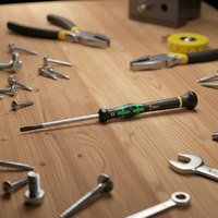 Destornillador de Plástico con Cabeza Phillips Cromada Wera Kraftform, Herramienta de Precisión Personalizable OEM, Modelo 664600 4 para Electrónica