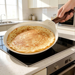 Grande poêle à crêpes et chapatis en aluminium antiadhésive 26 cm, fond à <span class=keywords><strong>induction</strong></span>, écologique, sans PFOA, pour roti et dosa - Product Image 1