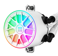 Refroidisseur liquide AIO pour processeur Aqua Elite 360 White ARGB 360 mm, neuf, pour Intel et AMD