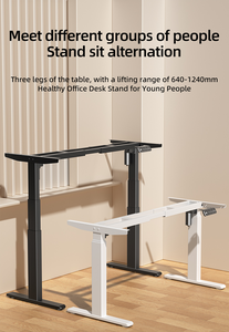 Escritorio Ergonomic Electric Stand up <strong>Desk</strong> Gamer Computer Table Gaming Work Height Adjustable <strong>Extendable</strong> <strong>Desk</strong> for Home Office - Product Image 6