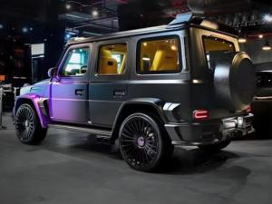 Para <span class=keywords><strong>Mercedes</strong></span> Benz <span class=keywords><strong>Gwagon</strong></span> W464 G63 Kit de carrocería de carbono seco actualización P900 P850 M estilo parachoques delantero parachoques trasero guardabarros Spoiler Hood - Product Image 6