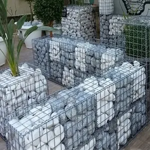 गैल्फान वेल्डेड गैबियन 200 दीवारों को बनाए रखने के लिए x 100x50 वेल्डेड गैबियन बॉक्स 2x1x0.5 मीटर गैबियन बास्केट पत्थर बाड़ मूल्य