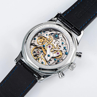 Seagull Kundenspezifische OEM Wasserdichte Herren-Chronographenuhr aus Edelstahl mit mechanischem Uhrwerk