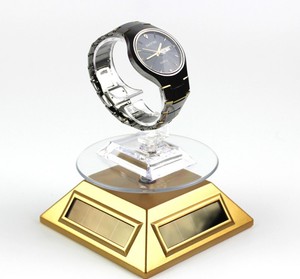 360 độ năng lượng mặt trời Powered <span class=keywords><strong>Turntable</strong></span> Hiển thị sáng tạo đứng cho đồ trang sức đồng hồ và nhẫn nhiếp ảnh bàn xoay - Product Image 1