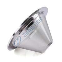 Tamis conique perforé sur mesure OEM en acier inoxydable 316L de 0,1 mm à trous ronds, épaisseur 1 mm, pour broyeur à sec avec maille filtrante