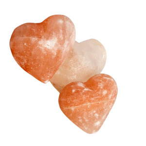 Piedra de Masaje de Sal del Himalaya 100% Natural, Original, de Alta Calidad, Hecha a Mano, 100% en Forma de Corazón, para el Cuerpo - Product Image 4