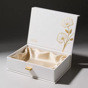 Perfume árabe con logotipo personalizado, caja de regalo de cartón de lujo, botella de vidrio de 10 ml y 50 ml, caja de regalo deslizante con papel de regalo. - Product Image 4