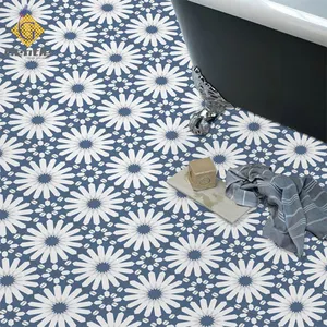 Tiles Ceramic Floor High Gloss Modern Floor Tile 200x200mm Ceramic Art Tile For Bathroom Floor