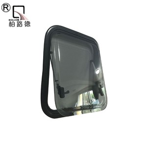Ventana Térmica Aislante de Aluminio Negra para Autocaravana Yongan YA-WT-02 con Función de Apertura hacia Afuera, Esquinas Redondeadas, Certificación EMARK y DOT - Product Image 6