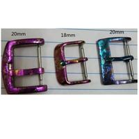 Boucle de montre 20 mm 22 mm, style officiel identique, boucle en titane pour bracelet de montre
