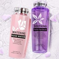 Semprotan Toner Wajah Organik Anti-Penuaan, Pemutih & Pencerah dengan Air Mawar untuk Semua Jenis Kulit