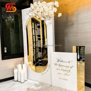 Smooth New Design White Acrylic Name List Welcome Sign Seating Chart For Wedding <b>Backdrop</b> <b>Stand</b> Event Party - Product Image 2