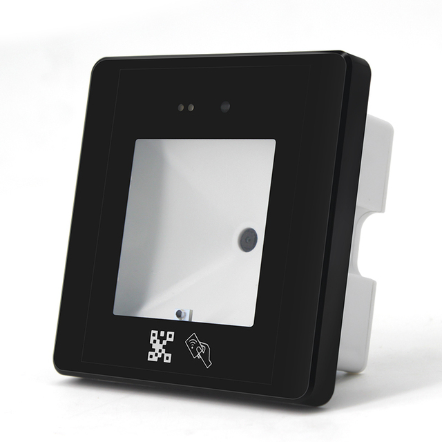 QR Code Scanner, Read 13.56Mhz Card Weigand Output RFID Barcode Scanner