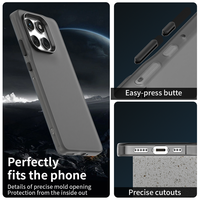 Coque de téléphone mate résistante aux chutes et aux rayures, avec boutons indépendants et protection de l'objectif surélevée pour Motorola G56/G86/Edge 60 Fusion/G35