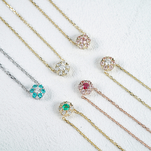 Starsgem Đồ Trang Sức Mỹ Rắn Vàng 9K <span class=keywords><strong>10K</strong></span> 14K 18K Vàng Trắng Rose Vàng Phòng Thí Nghiệm Đá Quý Mặt Dây Chuyền Vòng Cổ - Product Image 3