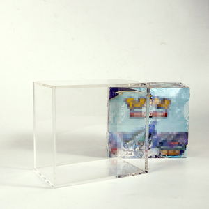 High Quality Dust Proof Polished Surface Acrylic Magnetic protection Box with Magnetic Cover - Product Image 4