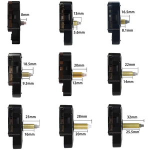 Sweep <strong>Clock</strong> Movement <strong>Silent</strong> <strong>Wall</strong> <strong>Clock</strong> Mechanism With Metal Straight <strong>Clock</strong> Hands Fancy Spade Pointer - Product Image 2
