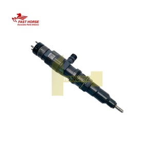 Pièces de machines de construction neuves Hangood 0445120642, pièces d'excavatrice 0445120385, injecteur de carburant à rampe commune pour pièces hydrauliques - Product Image 1