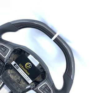 Volante de Fibra de Carbono Real para <span class=keywords><strong>Ford</strong></span> Focus MK3/MK3 <span class=keywords><strong>RS</strong></span>/MK3 ST/SE 2015 2016 2017 2018, en Oferta, Precio Bajo Profesional - Product Image 2
