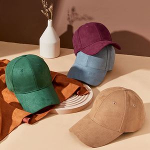 Gorras de Béisbol de Gamuza Lisas Personalizadas con su Propio Logotipo del Fabricante - Product Image 4