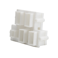 Prise modulaire ignifuge en plastique blanc pour système de barres omnibus triphasé à 5 fils, vente en gros usine