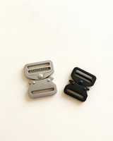 Boucle latérale en alliage de zinc moulé sous pression, robuste, mate, antidérapante, à dents, pour sacs et vêtements d'extérieur – Vente en gros